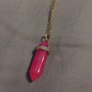 🌸Pink stone necklace